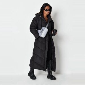 Long Puffer Coat - Missguided